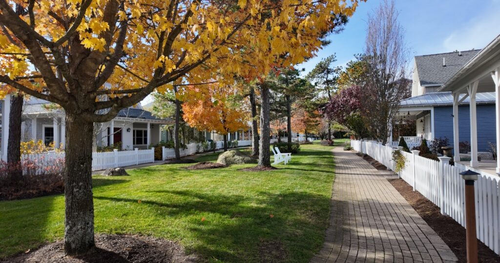 A community we completed a fall cleanup for.